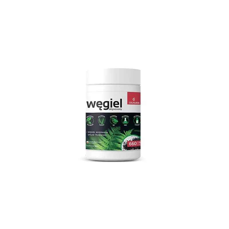 Colfarm Węgiel Aktywowany 660 porcji 100 g Colfarm Węgiel Aktywowany 660 porcji 100 g
