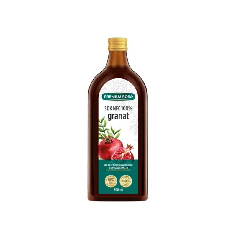 Premium Rosa Sok NFC 100 % Granat 500 ml Premium Rosa Sok NFC 100 % Granat 500 ml