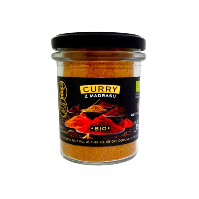 Pięć przemian Curry z Madrasu 85 g BIO Pięć przemian Curry z Madrasu 85 g BIO