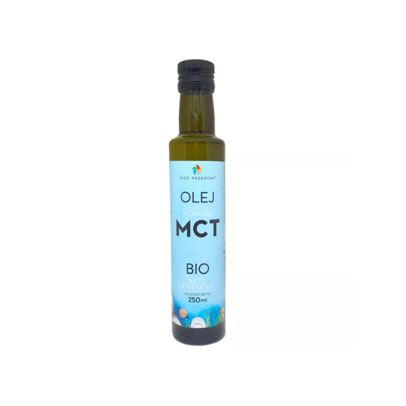 Pięć przemian Olej z kokosa MCT BIO 250 ml Pięć przemian Olej z kokosa MCT BIO 250 ml
