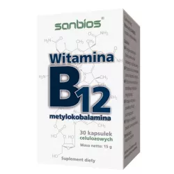 Sanbios Witamina B 12 metylokobalamina 30 kap