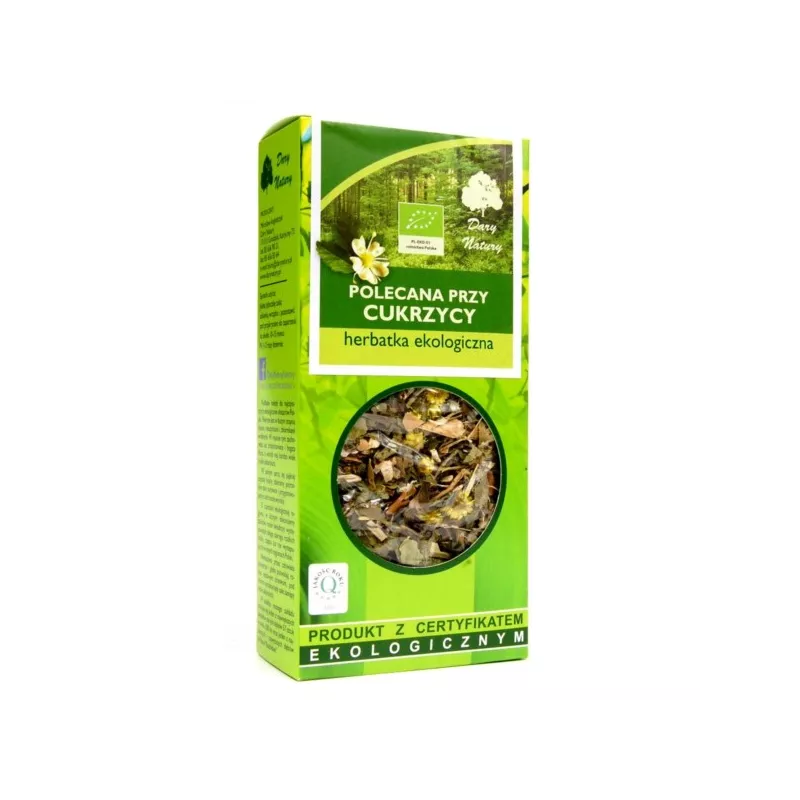 DARY NATURY HERBATA POLECANA PRZY CUKRZYCY 50G DARY NATURY HERBATA POLECANA PRZY CUKRZYCY 50G