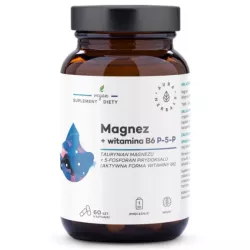 Aura Herbals Magnez + witamina B6 P-5-P 60 szt