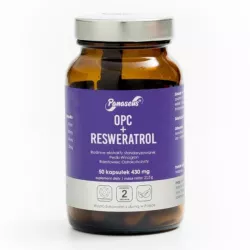 Panaseus OPC + Resweratrol - 50 kap młodość
