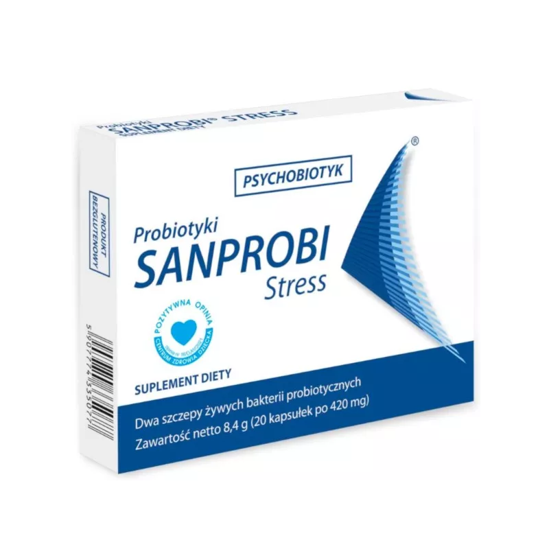 Sanprobi Stress probiotyki 20 kapsułek