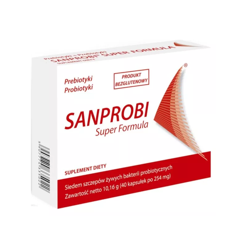 Sanprobi Super Formuła probiotyki 40 kapsułek