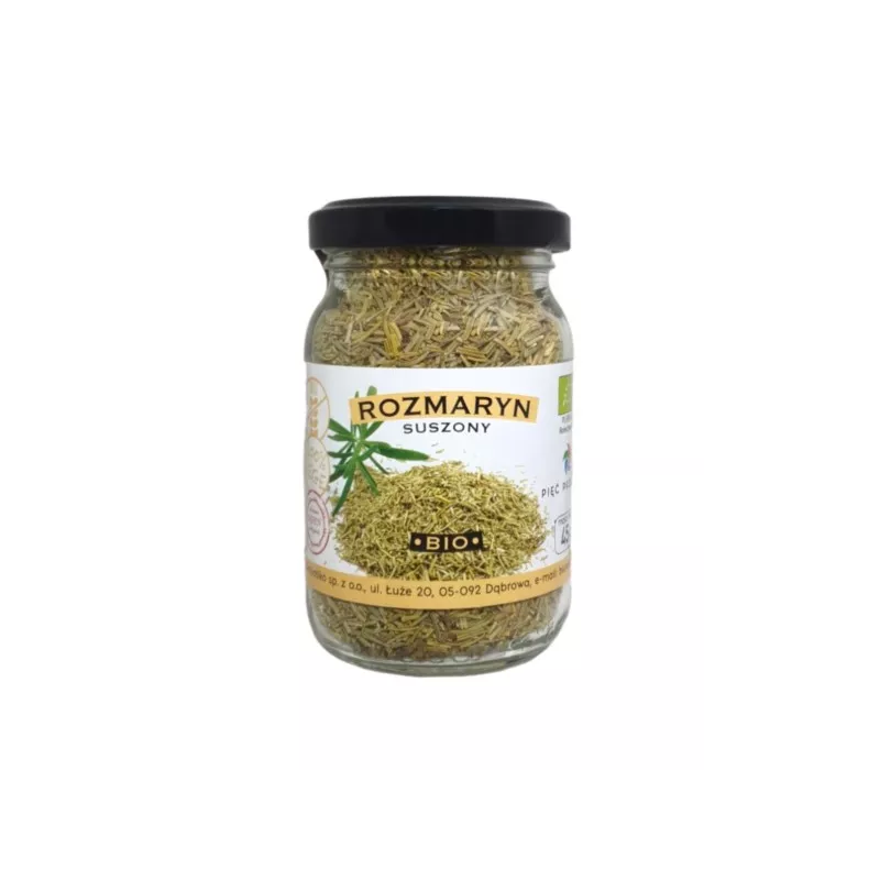 Pięć Przemian Rozmaryn suszony BIO 45 g Pięć Przemian Rozmaryn suszony BIO 45 g