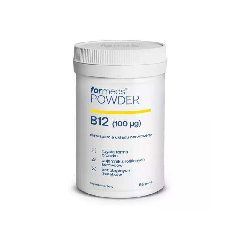 Formeds Powder B12 dla wsparcia układu nerwowego Formeds Powder B12 dla wsparcia układu nerwowego
