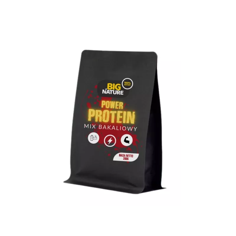 Big Nature Mieszanka Bakaliowa Power Protein 200 g Big Nature Mieszanka Bakaliowa Power Protein 200 g