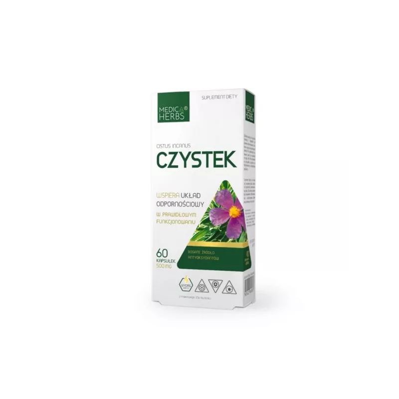 Medica Herbs Czystek 500 mg 60 k Medica Herbs Czystek 500 mg 60 k