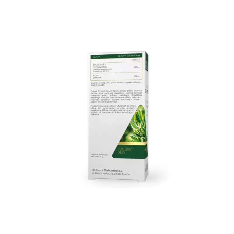 Medica Herbs Czystek 500 mg 60 k Medica Herbs Czystek 500 mg 60 k