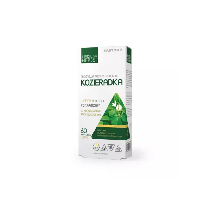 Medica Herbs Kozieradka 520 mg 60 kap Medica Herbs Kozieradka 520 mg 60 kap