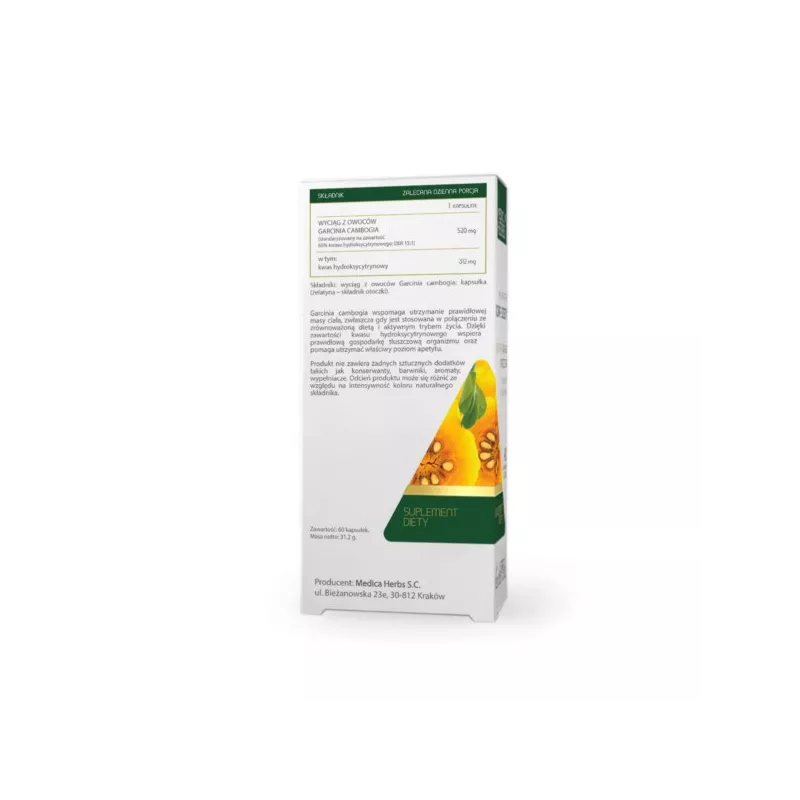 Medica Herbs Garcinia Cambogia HCA 520 mg 60 kap Medica Herbs Garcinia Cambogia HCA 520 mg 60 kap
