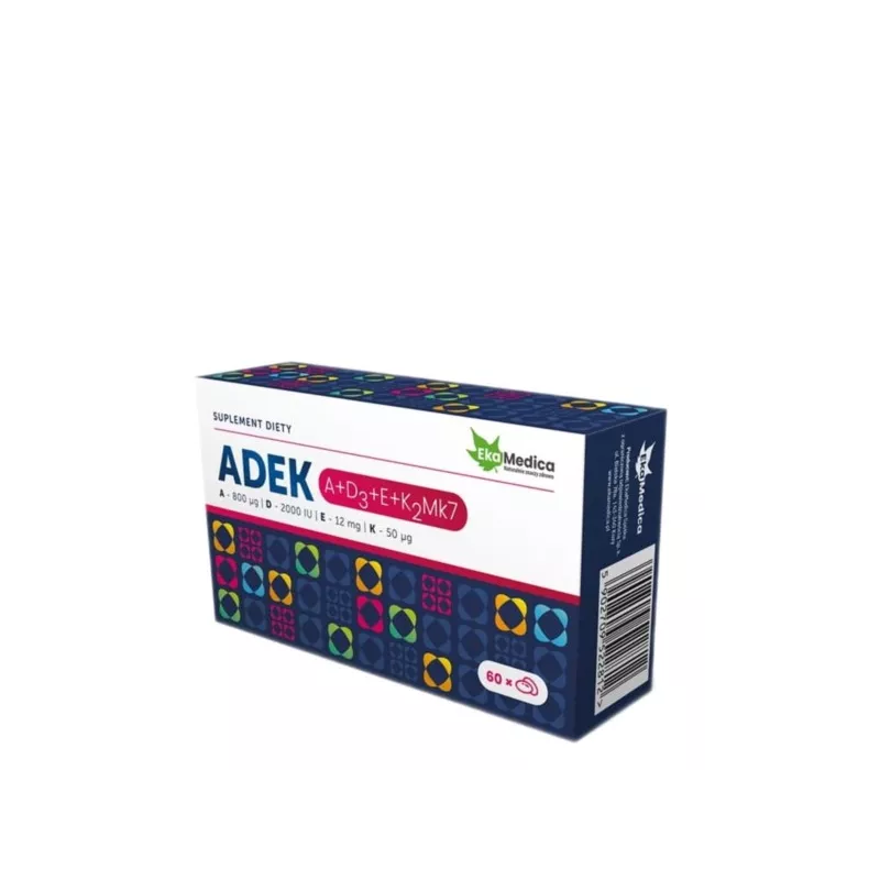 Ekamedica Witaminy ADEK 60 kap Ekamedica Witaminy ADEK 60 kap