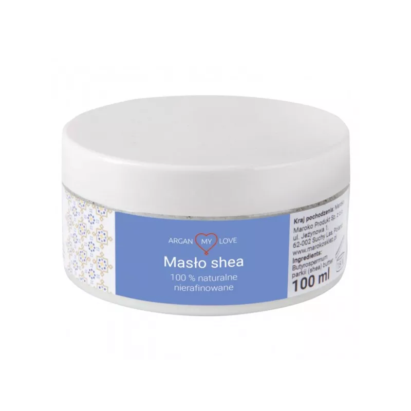 Masło SHEA Naturalne Nierafinowane 100 ml Masło SHEA Naturalne Nierafinowane 100 ml