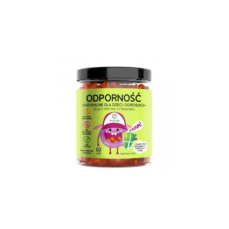 Myvita Żelki Naturalne Odporność 120 szt