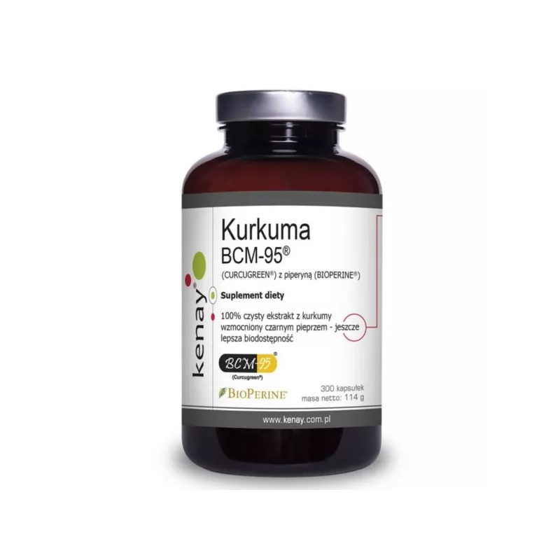Kenay Kurkuma Bcm-95 300 k odporność Kenay Kurkuma Bcm-95 300 k odporność