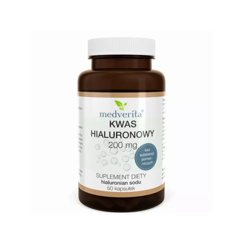 Medverita Kwas Hialuronowy 200 mg 60 kap Medverita Kwas Hialuronowy 200 mg 60 kap