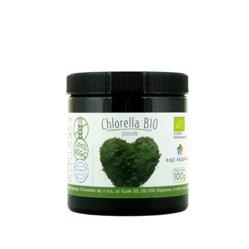 Pięć Przemian Chlorella Bio proszek 100 g Pięć Przemian Chlorella Bio proszek 100 g