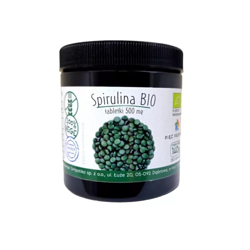Pięć Przemian Spirulina Bio tabletki 140 g Pięć Przemian Spirulina Bio tabletki 140 g