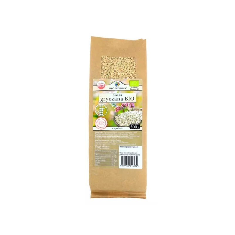 Pięć Przemian Kasza Gryczana Bio 500 g Pięć Przemian Kasza Gryczana Bio 500 g
