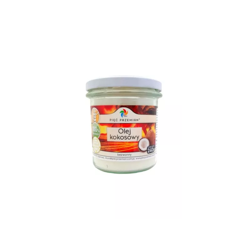 Pięć przemian Olej z kokosowy 240 ml Pięć przemian Olej z kokosowy 240 ml