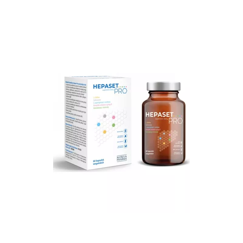 Norsa Pharma Hepaset Pro 60 kapsułek Norsa Pharma Hepaset Pro 60 kapsułek