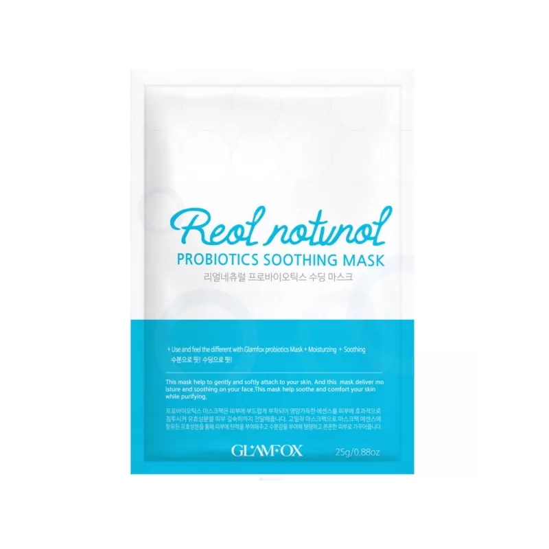 Glamfox Probiotics soothing mask 1 szt Glamfox Probiotics soothing mask 1 szt