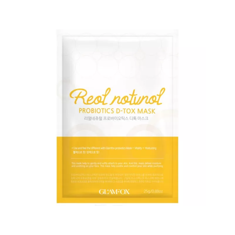Glamfox Probiotics D-TOX mask 1 szt Glamfox Probiotics D-TOX mask 1 szt