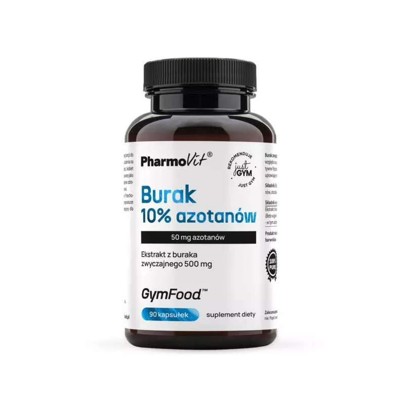 Pharmovit Burak 10 % azotanów ekstrakt 90 k. Pharmovit Burak 10 % azotanów ekstrakt 90 k.