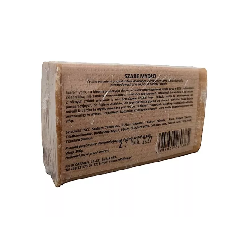 Carmen Szare Mydło 65% 200G Mydło Do Prania
