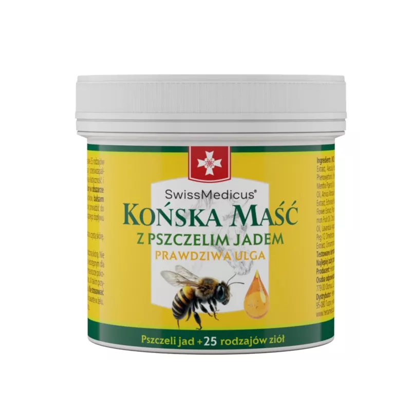 SwissMedicus Końska Maść z pszczelim jadem 150 ml