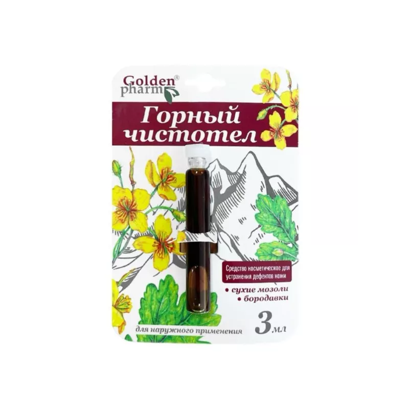 Golden Pharm Glistnik górski 3 ml zrogowacenia Golden Pharm Glistnik górski 3 ml zrogowacenia