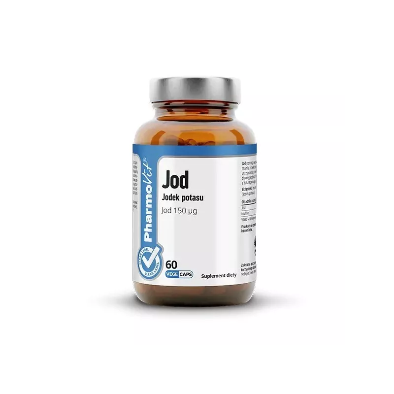 Pharmovit Jod jodek potasu 150 ug 60 kapsułek Pharmovit Jod jodek potasu 150 ug 60 kapsułek