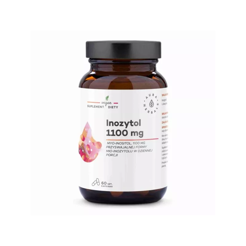Aura Herbals Inozytol 110 mg 60 kaps Aura Herbals Inozytol 110 mg 60 kaps