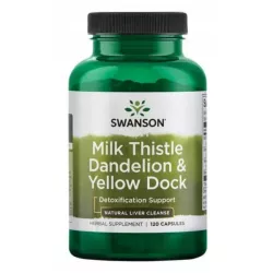 Swanson Milk Thistle Dandelion & Yellow Dock 120 g Swanson Milk Thistle Dandelion & Yellow Dock 120 g