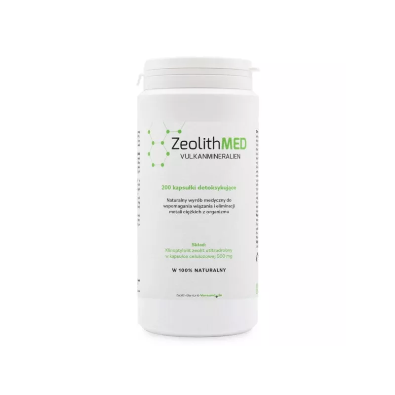 Zeolith MED 200 kapsułki detoksykujące Zeolith MED 200 kapsułki detoksykujące