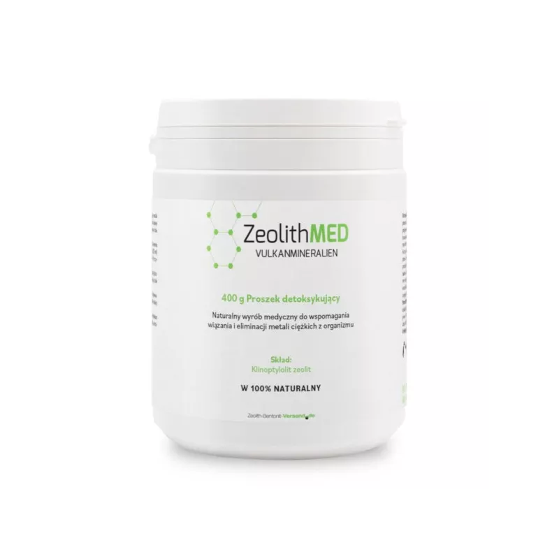 Zeolith MED 400 g proszek detoksykujący Zeolith MED 400 g proszek detoksykujący