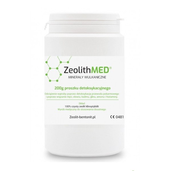 Zeolith MED 200 g proszek detoksykujący Zeolith MED 200 g proszek detoksykujący
