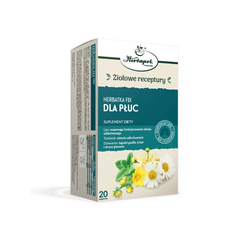 Herbapol Herbatka Fix Dla Płuc 20 saszetek Herbapol Herbatka Fix Dla Płuc 20 saszetek