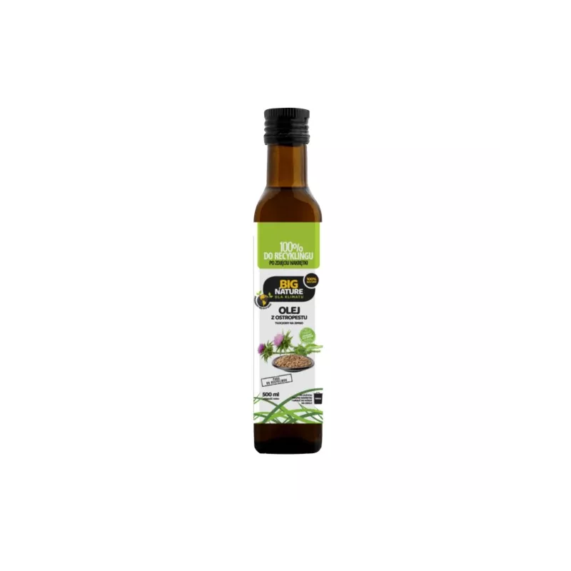 Big Nature Olej z ostropestu 500 ml 100% Big Nature Olej z ostropestu 500 ml 100%