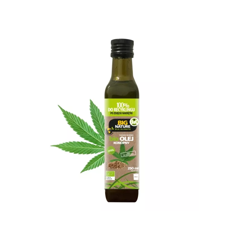 Big Nature Olej Konpony Bio 250 ml 100% Big Nature Olej Konpony Bio 250 ml 100%