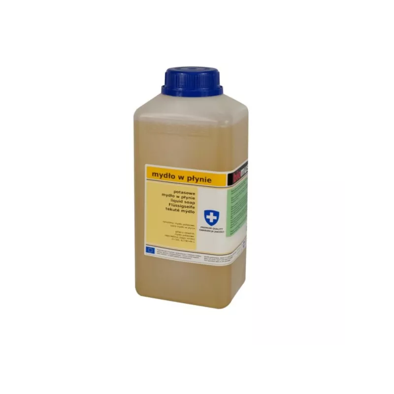 Biomus Mydło w płynie, szare, potasowe 1 kg Biomus Mydło w płynie, szare, potasowe 1 kg
