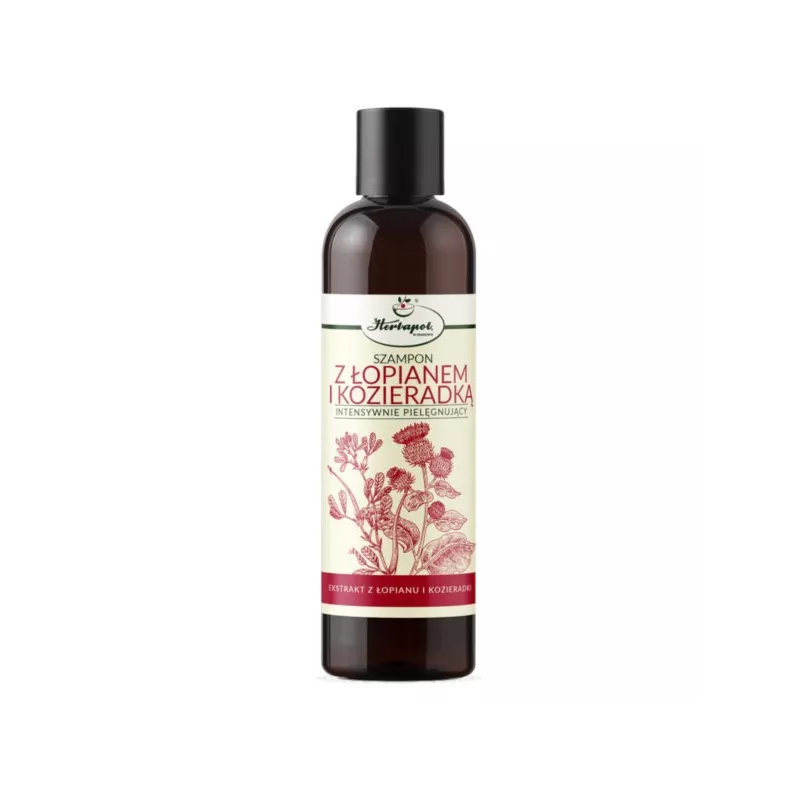 Herbapol Szampon z łopianem i kozieradką 250 ml Herbapol Szampon z łopianem i kozieradką 250 ml