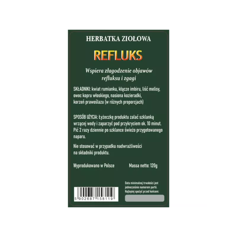 Proherbis Herbatka Refluks 120 g