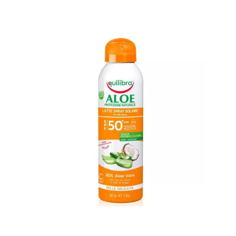 Equilibra Mleczko Aloesowe do opalania SPF 50 Equilibra Mleczko Aloesowe do opalania SPF 50