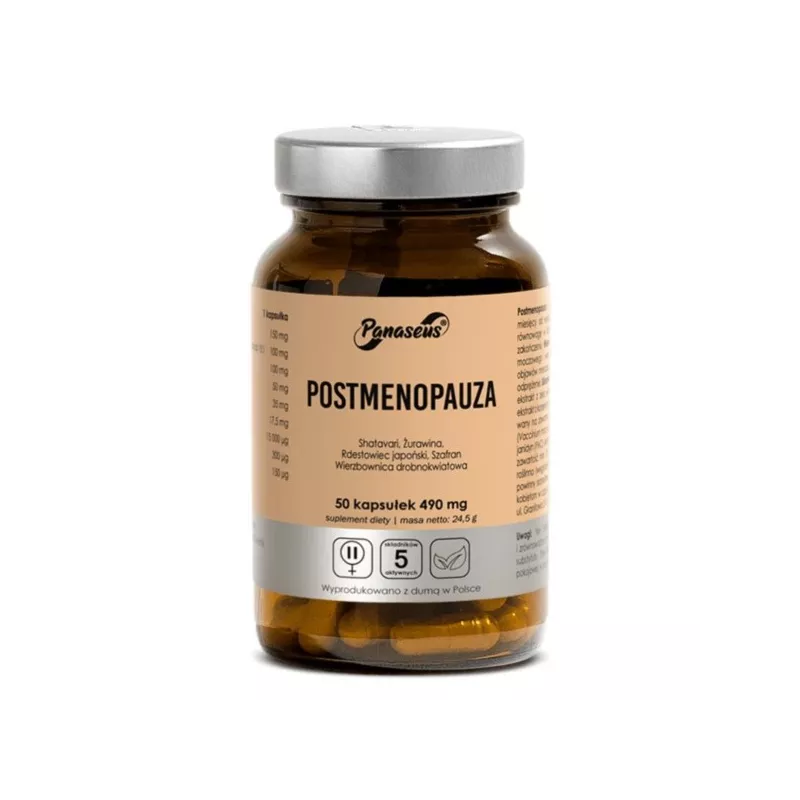 Panaseus Postmenopauza 50  k dla kobiet