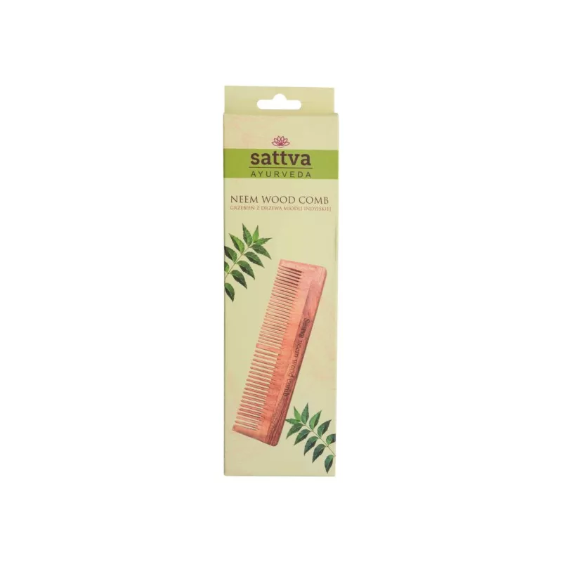 Sattva Neem grzebień DUAL 19CM