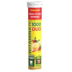 Uniphar Witamina C 1000 DUO 20 tabletek Uniphar Witamina C 1000 DUO 20 tabletek