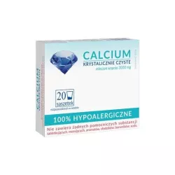 Uniphar Calcium Krystalicznie Czyste 20 saszetek